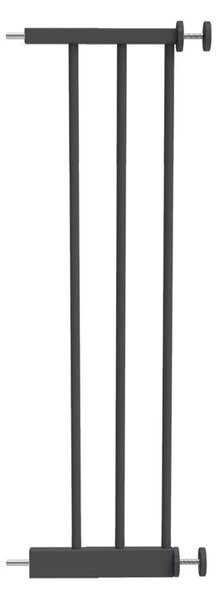Prelungire Poarta de siguranta cu grilaj pentru copii sau caini Baby 20 Negru 77x24x2 cm