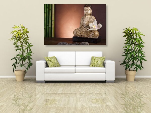 Tablou Buddha meditează