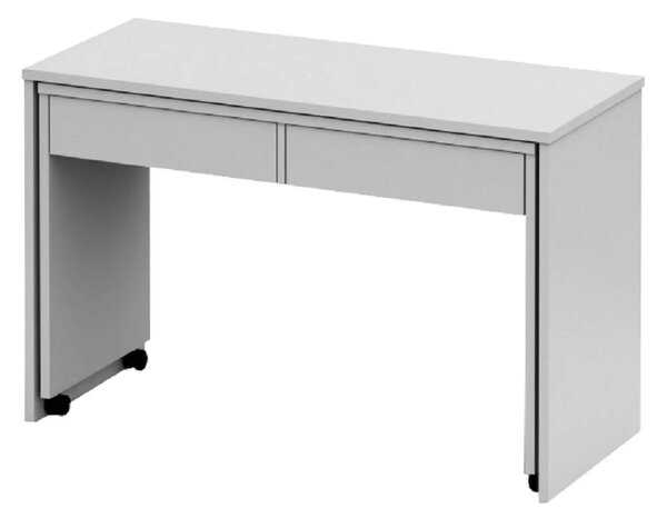 Birou VERSAL NEW, alb, PAL, extensibil, 120x50x75 cm