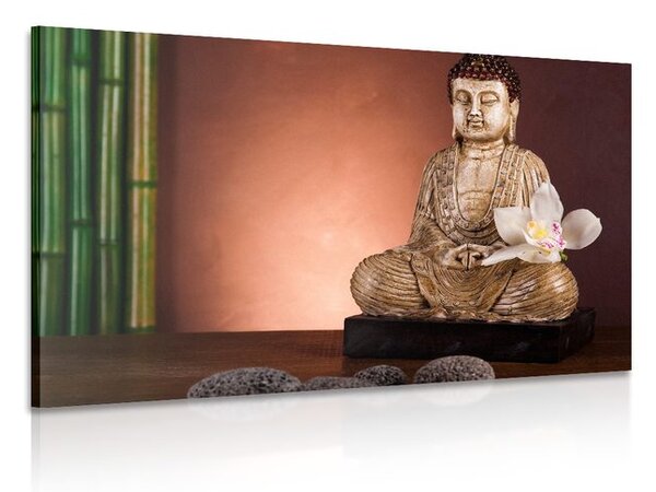 Tablou Buddha meditează
