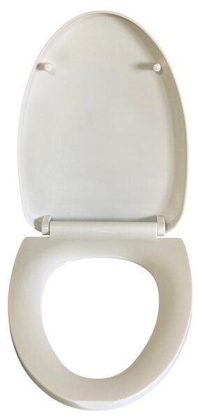 Capac de WC fosforescent, lumineaza turcoaz in intuneric, soft close