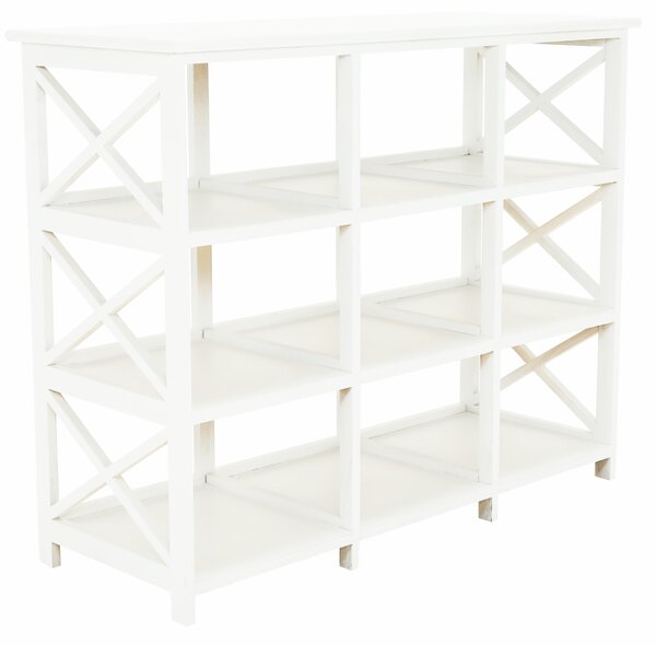 Organizator RAFAELLO 9, alb, material textil/lemn, 94x37x76 cm