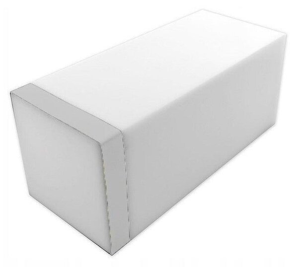 Suport lampa LED de exterior, 20x6x6cm, alb/argintiu