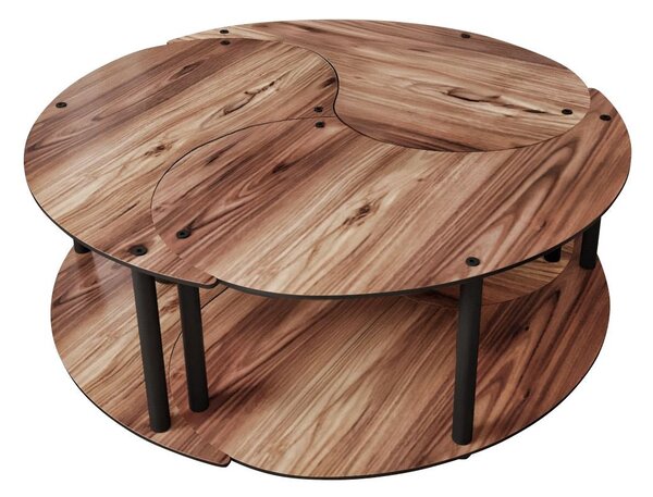 Set de 3 măsuțe de cafea Yanov (nuc). Promo -14%. 1153770