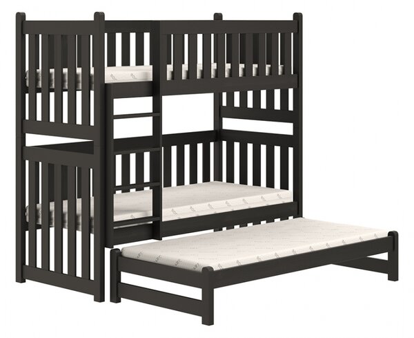 Pat Swen supraetajat extensibil - 90x180 / negru