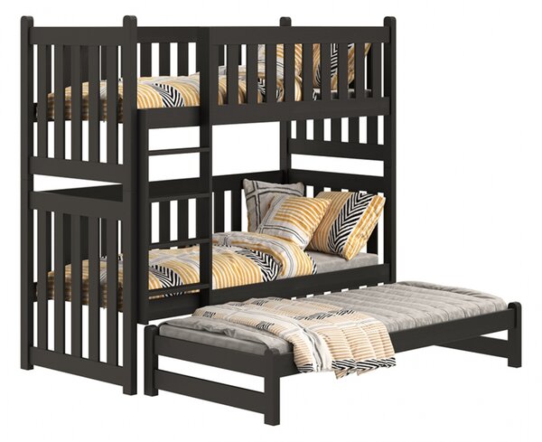 Pat Swen supraetajat extensibil - 90x180 / negru