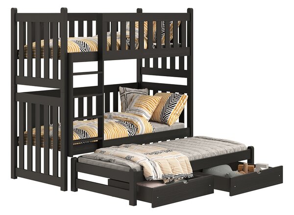Pat Swen supraetajat extensibil - 90x180 / negru