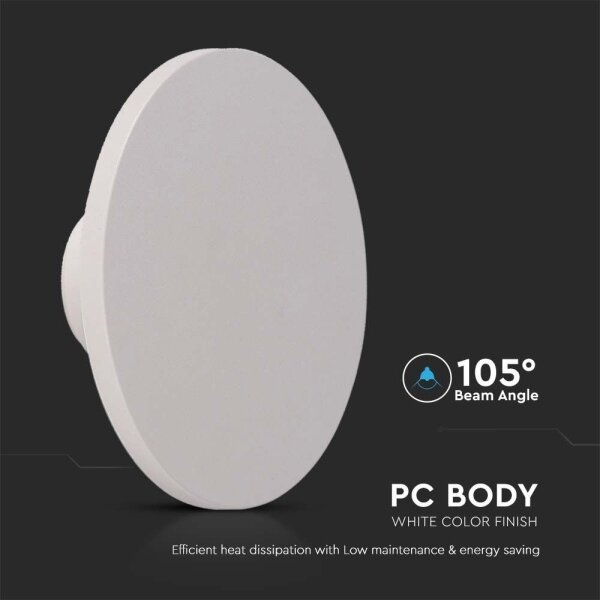 Aplică LED de exterior LED/12W/230V 3000K IP65 alb