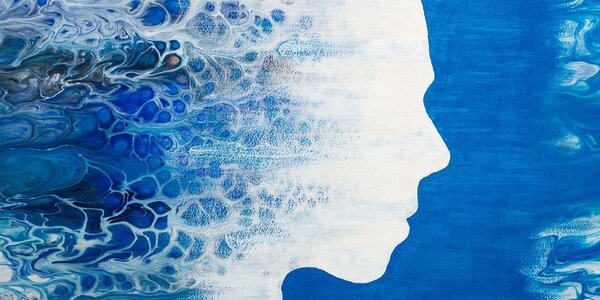 Tablou profilul abstract al unei femei