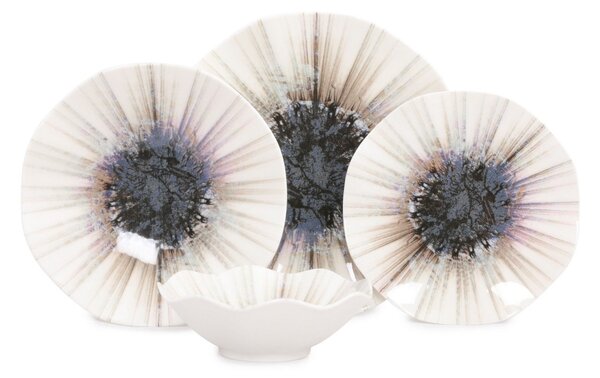 Set vesela de masa (24 bucati) GBSNES24Y4101986 Multicolor 25x25x2 cm