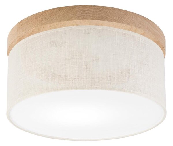 Plafonieră Brilagi BELLADONNA 1xE27/15W/230V d. 30 cm crem/stejar