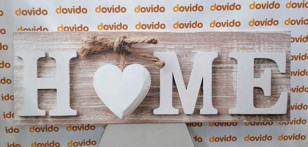 Tablou cu inscripție Home în design vintage
