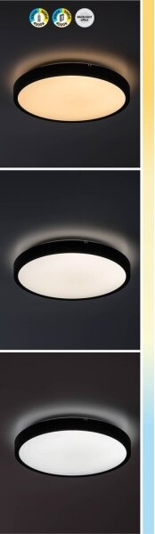 Plafonieră LED dimabilă pentru baie Rabalux 71428 ALENZO LED/24W/230V IP44 alb + telecomandă