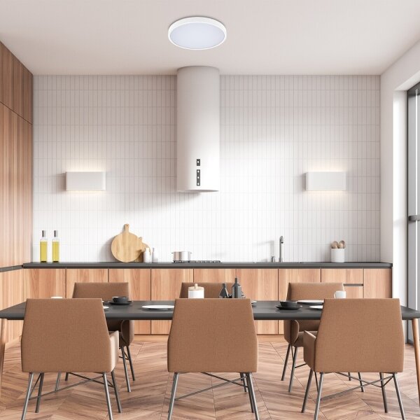 Plafonieră LED dimabilă pentru baie Rabalux 71428 ALENZO LED/24W/230V IP44 alb + telecomandă