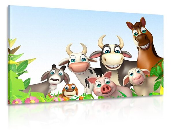 Tablou animale din fermă