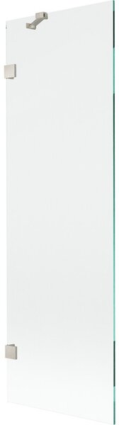 Mexen, Paravan de baie Mexen Lunar cu 1 aripă 60 x 150 cm, transparent, nichel periat - 897-060-000-97-00