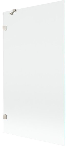 Mexen, Paravan de baie Mexen Lunar cu 1 aripă 100 x 150 cm, transparent, nichel periat - 897-100-000-97-00