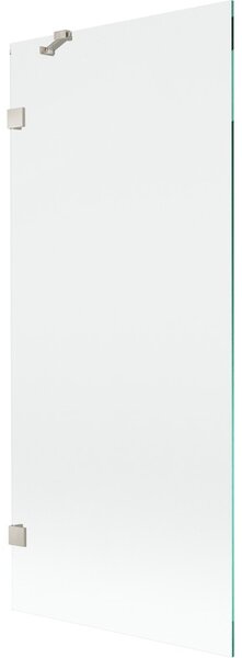 Mexen, Paravan de baie Mexen Lunar cu 1 aripă 80 x 150 cm, transparent, nichel periat - 897-080-000-97-00