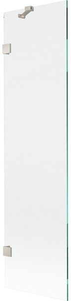 Mexen, Paravan de baie Mexen Lunar cu 1 aripă 50 x 150 cm, transparent, nichel periat - 897-050-000-97-00
