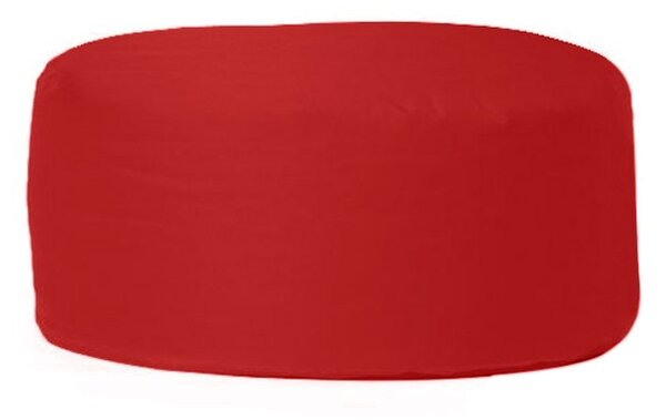 Taburet puf de gradina Round Rosu 55x30 cm