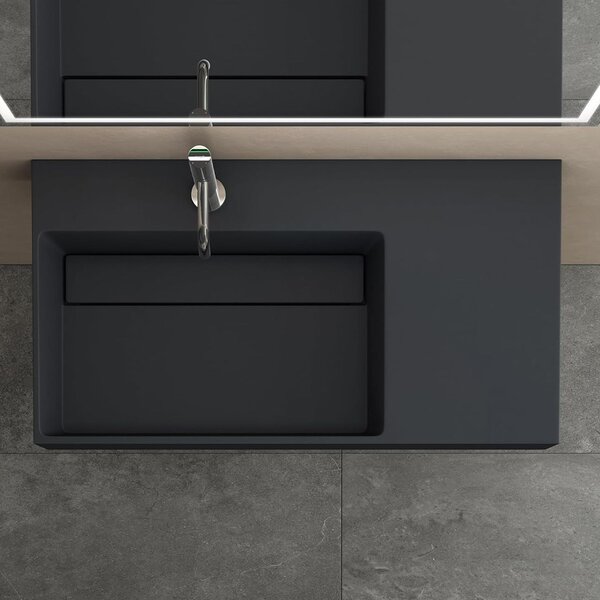 Lavoar pentru blat Archi 75 CM Grey MATT
