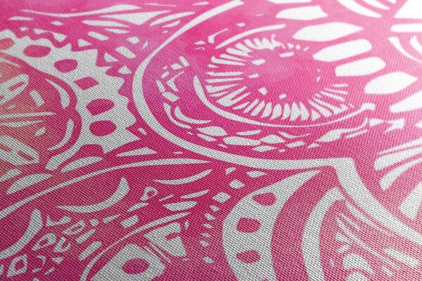 Tablou Mandala acuarel roz