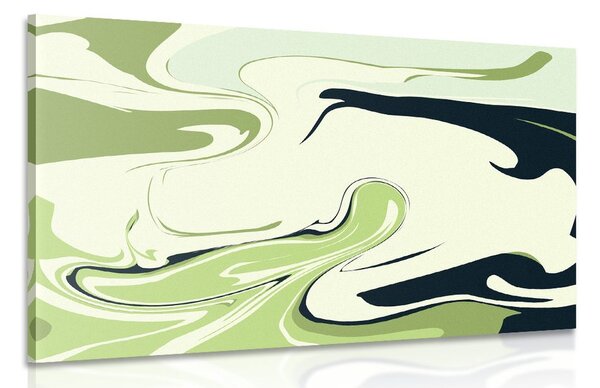 Tablou model abstract de materiale în verde