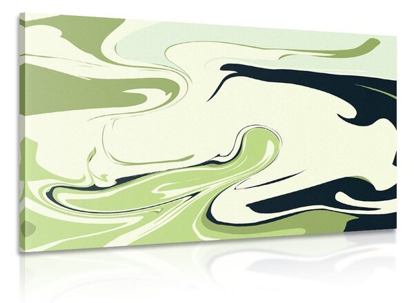 Tablou model abstract de materiale în verde