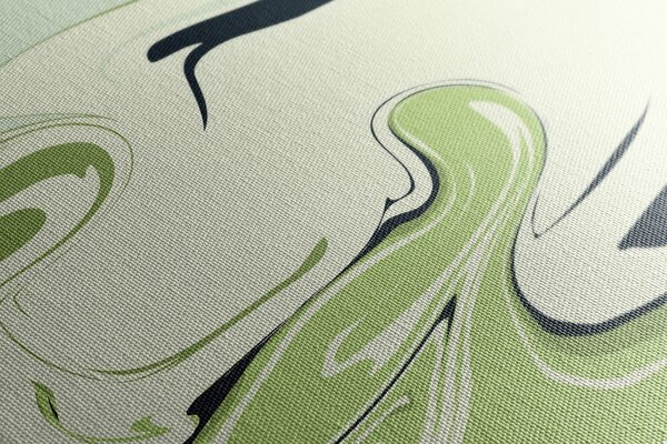 Tablou abstracție modernă verde