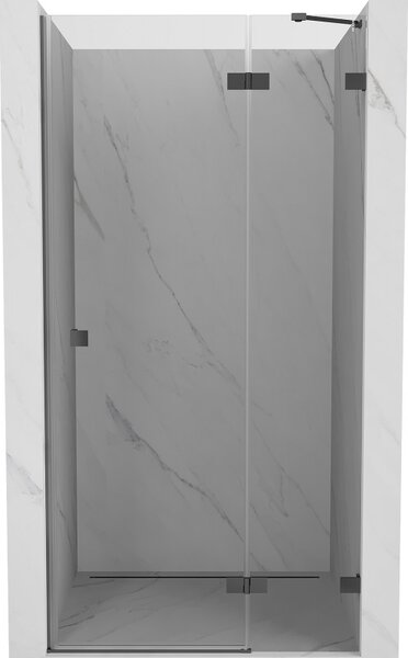 Mexen, Ușă de duș cu balamale pe dreapta Mexen Lunar 95 cm, transparentă, bronz închis - 834-095-000-95-00-P
