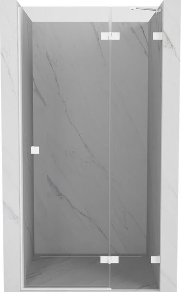 Mexen, Ușă de duș pivotantă Mexen Lunar, dreapta, 70 cm, transparentă, albă - 834-070-000-20-00-P