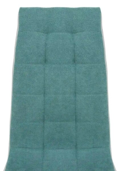 Scaun bucatarie SALOMA NEW, textil/piele ecologica/metal, mentol/gri/c
