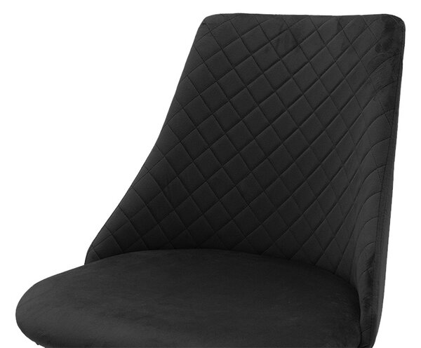 Scaun catifea Giselle Pako World Rosu inchis 52x51x82 cm