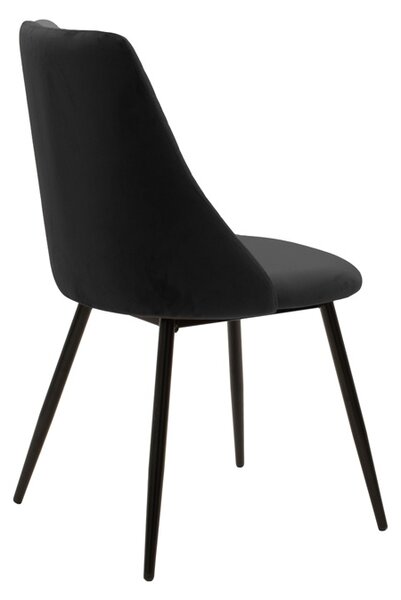 Scaun catifea Giselle Pako World Rosu inchis 52x51x82 cm