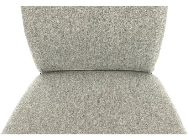 Scaun bucatarie OLIVA NEW, bej/crom, textil/metal, 42x52x97 cm