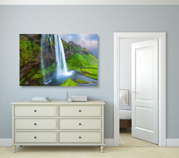 Tablou cascade în Islanda