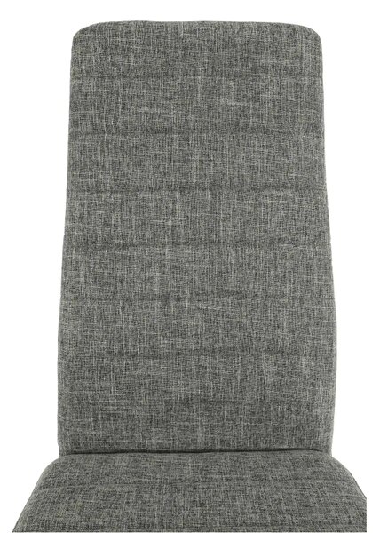 Scaun COLETA NOVA, gri deschis/fag, textil/metal, 41x49x96 cm