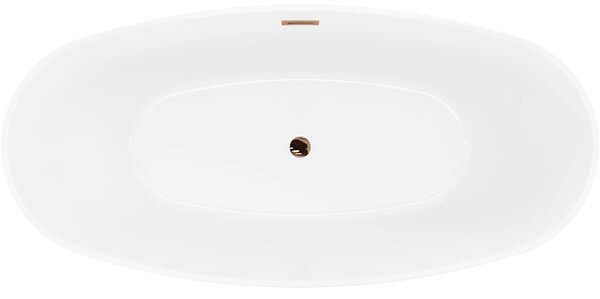 Mexen Lira, cadă independentă, model, 170 × 80 cm, alb lucios, preaplin auriu-roz, 52831708000-60