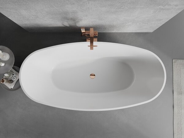 Mexen Lira, cadă independentă, model, 170 × 80 cm, alb lucios, preaplin auriu-roz, 52831708000-60