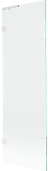 Mexen Lunar L, paravan de baie cu 1 aripă 60 x 150 cm, sticlă transparentă de 8 mm, profil alb, 897L-060-000-20-00