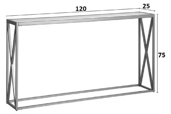 Consola Kantoo Pako World Auriu 120x25x75 cm