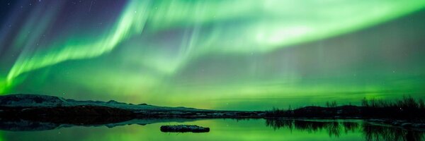 Tablou aurora polară