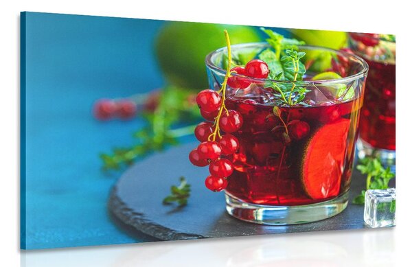 Tablou cocktail roșu