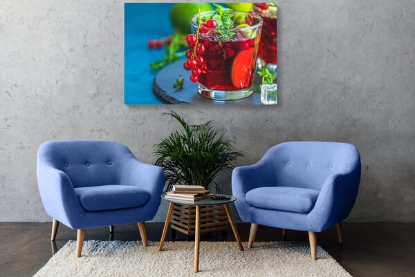 Tablou cocktail roșu