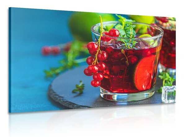 Tablou cocktail roșu