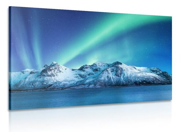 Tablou aurora polară arctică