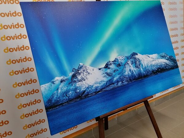 Tablou aurora polară arctică