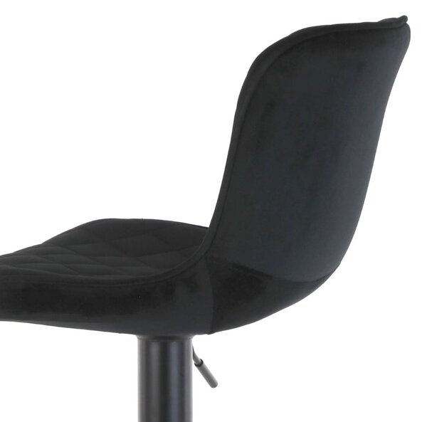Scaun de bar Lidora, negru