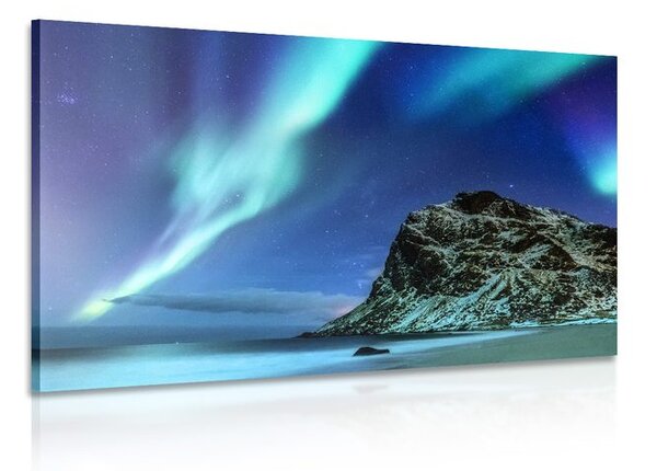 Tablou aurora polară în Norvegia