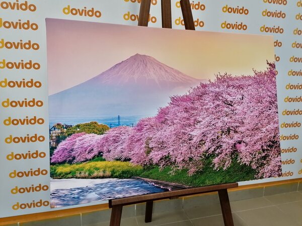 Tablou vulcanul japonez Fuji